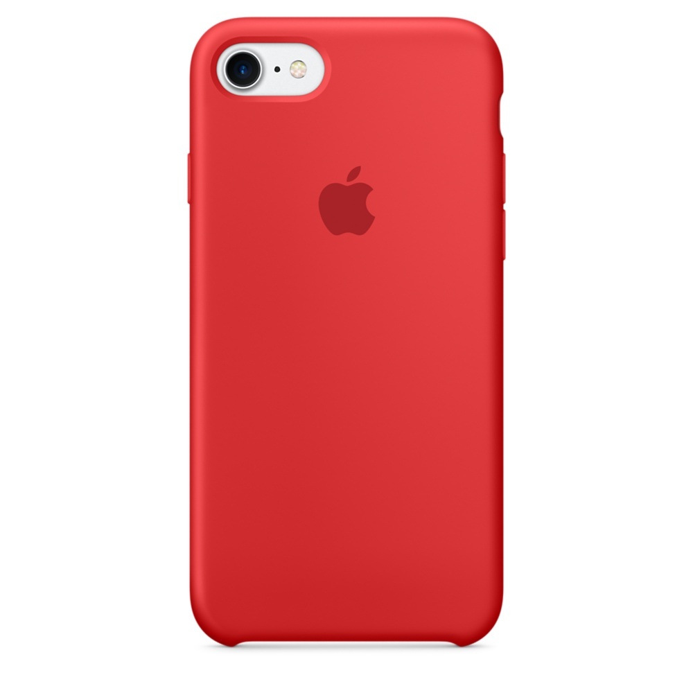 картинка Силиконовый чехол для iPhone 7/8 red (красный) от магазина Компания+