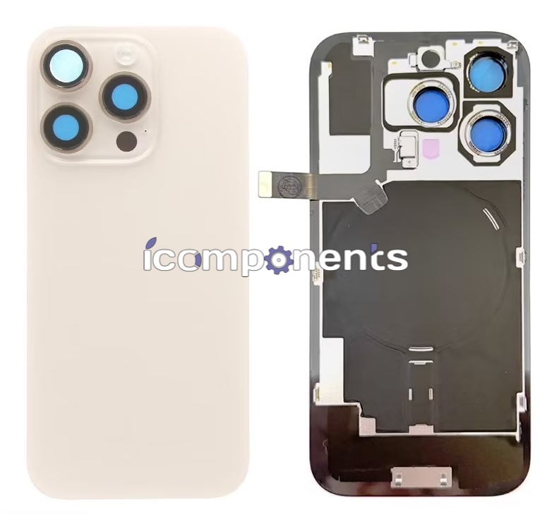 iPhone 16 Pro Max - Задняя крышка + NFC ORIG снятая (Desert Titanium)