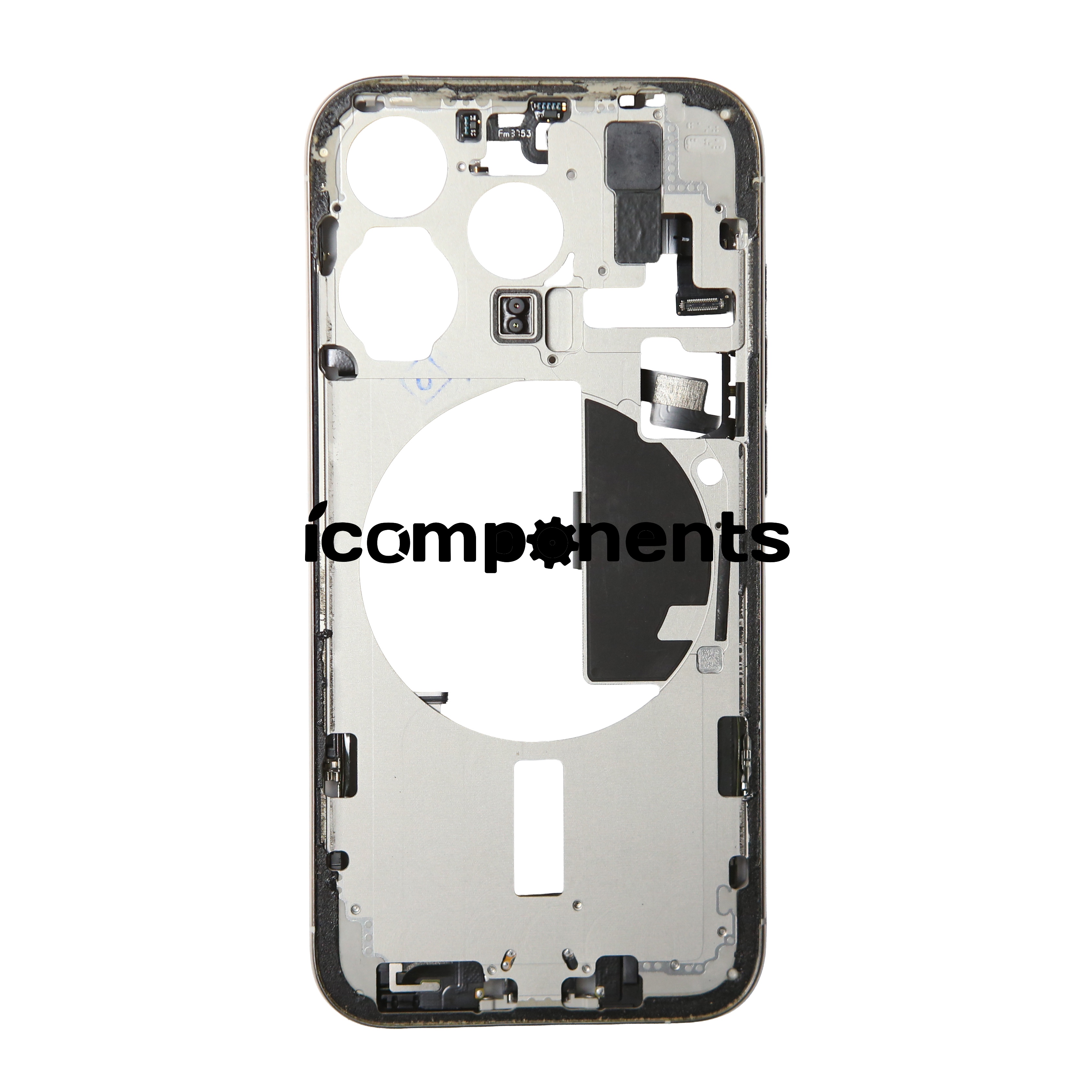 iPhone 15 Pro - корпус (средняя часть) ORIG 1:1, Белый