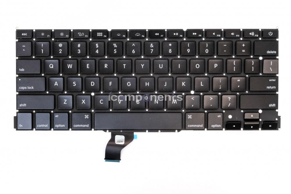 картинка Клавиатура MacBook Pro 13 Retina A1502 (Late 2013 Mid 2014 Early 2015) прямой Enter US от магазина Компания+