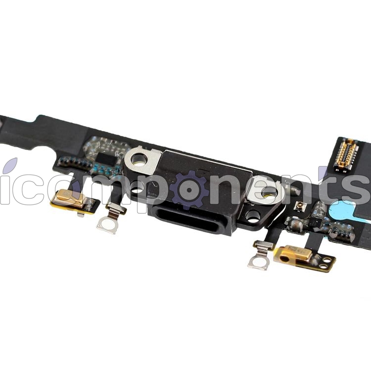 картинка iPhone 8+ - нижний шлейф зарядки, черный от магазина Компания+