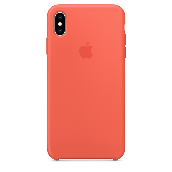 картинка Силиконовый чехол для iPhone XS Max, orange (спелый нектарин) от магазина Компания+
