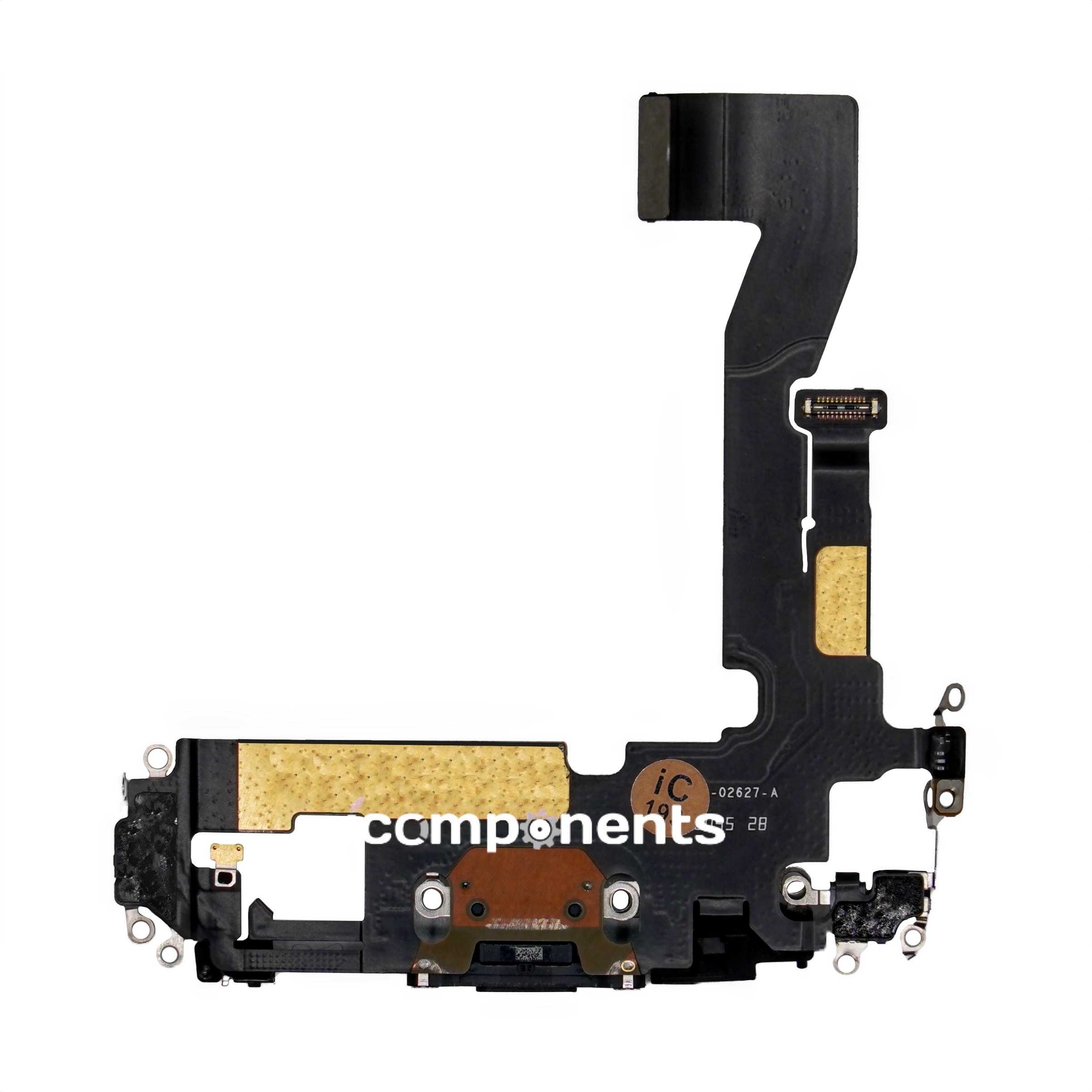 iPhone 12 Pro - Нижний шлейф с разъемом зарядки ORIG, синий