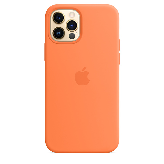 картинка Силиконовый чехол для iPhone 12 pro Max Golden Orange от магазина Компания+