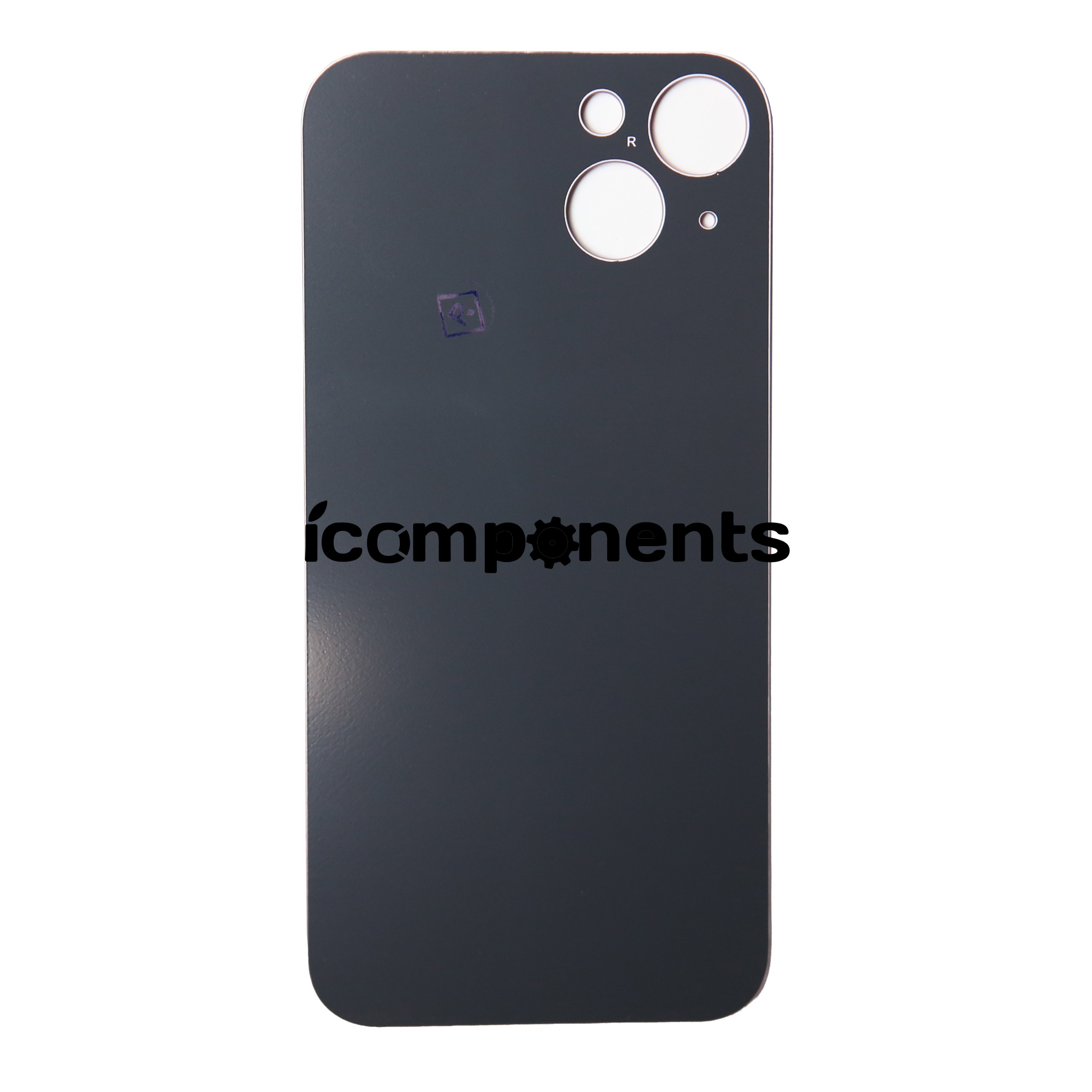 iPhone 13 - Заднее стекло, красное (широкий вырез)