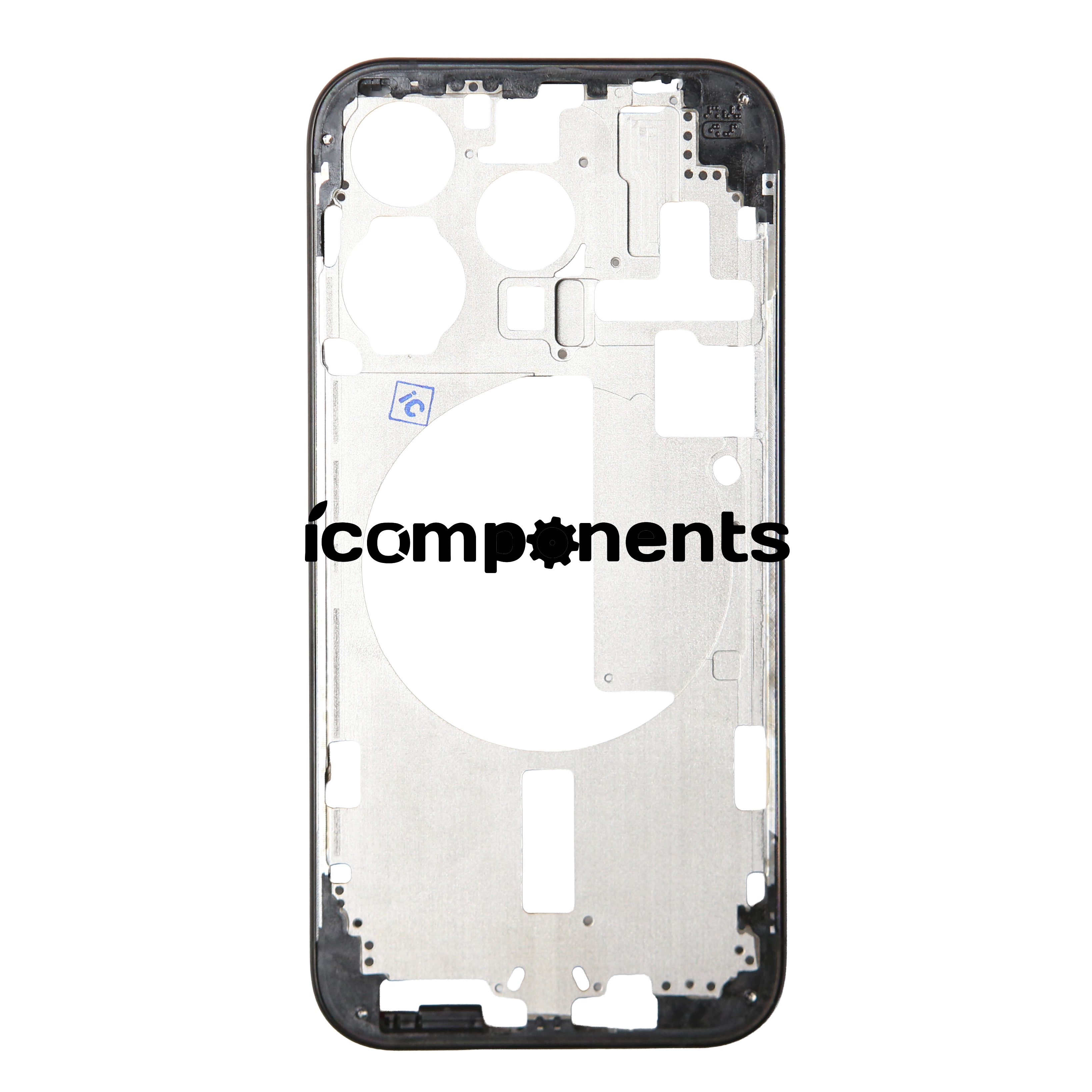 iPhone 15 Pro - корпус (средняя часть) ORIG 1:1, Черный