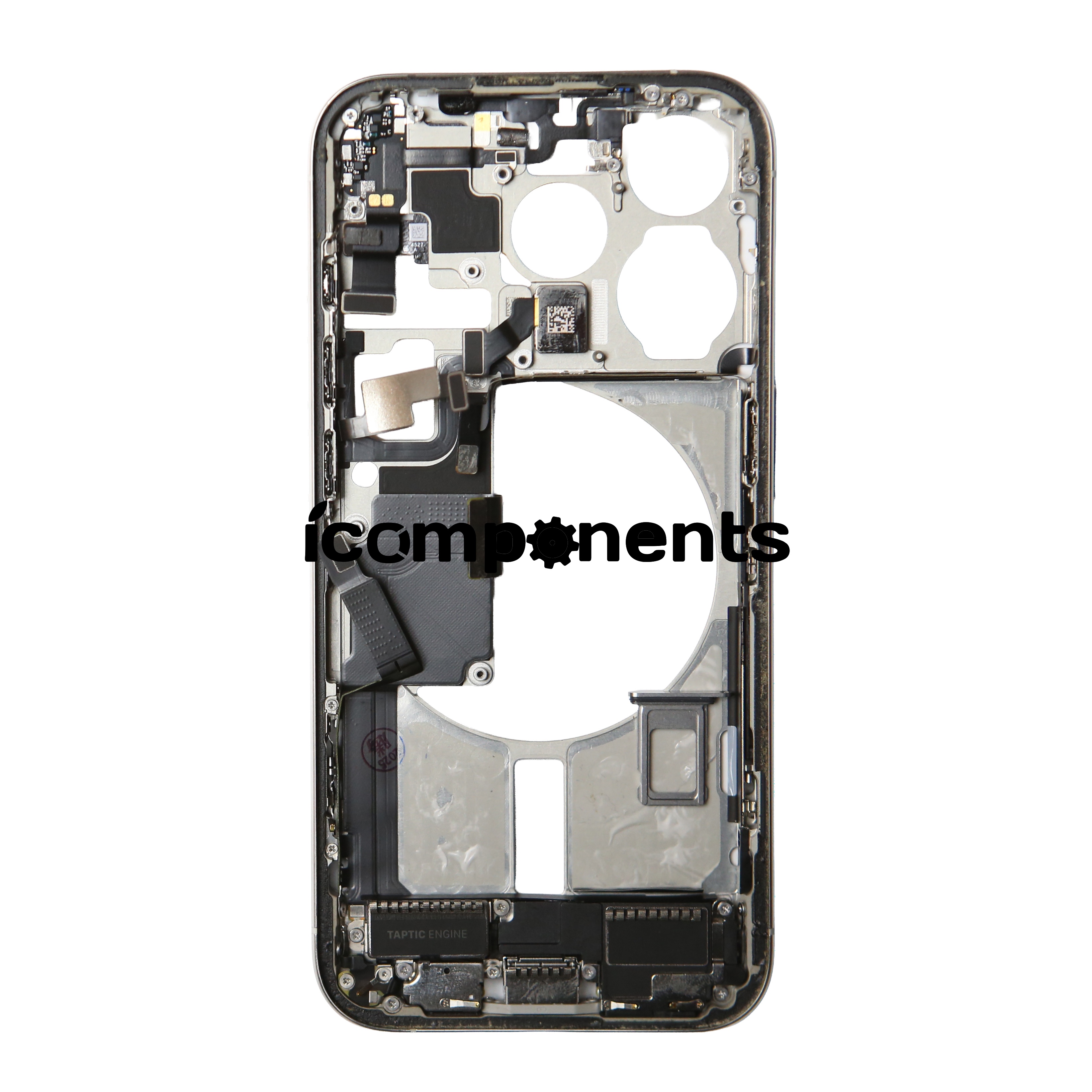 iPhone 15 Pro - корпус (средняя часть) ORIG 1:1, Белый