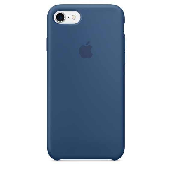 картинка Силиконовый чехол для iPhone 7/8 denim blue (синий деним) от магазина Компания+