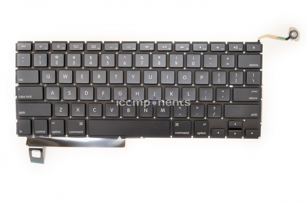 картинка Клавиатура MacBook Pro 15 A1286 (Mid 2009 - Mid 2012) прямой Enter US от магазина Компания+