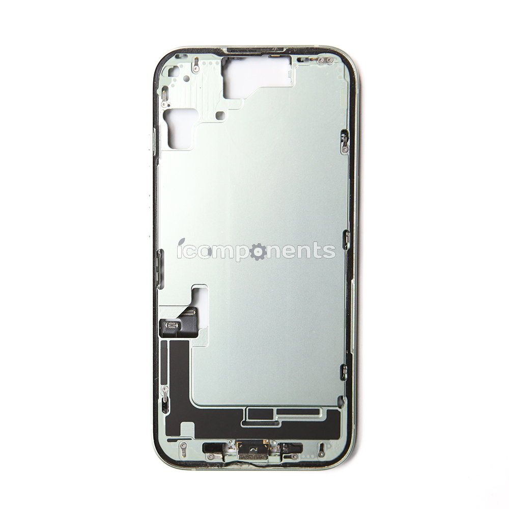 iPhone 15 - Средняя часть корпуса в сборе с шлейфами (Green) Разбор EU
