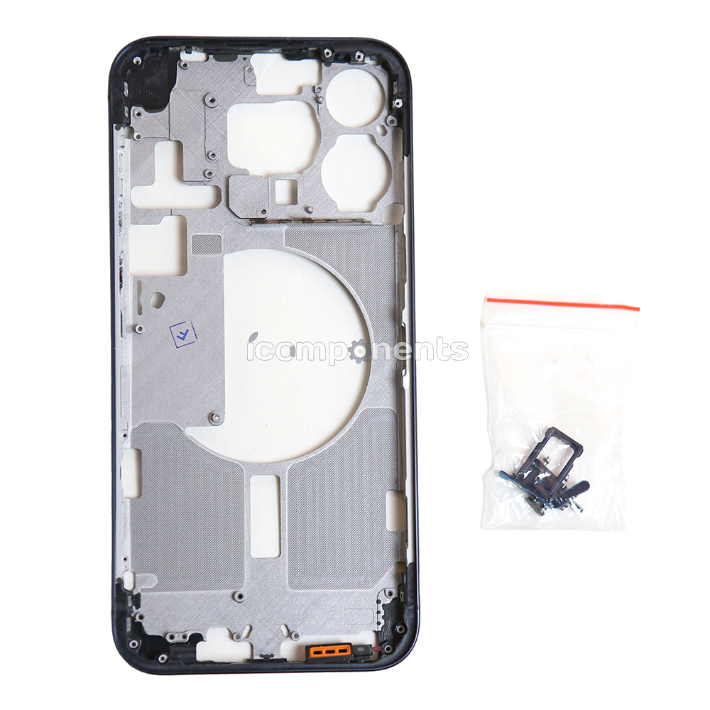 iPhone 15 Pro Max - корпус (средняя часть) ORIG 1:1 Синий