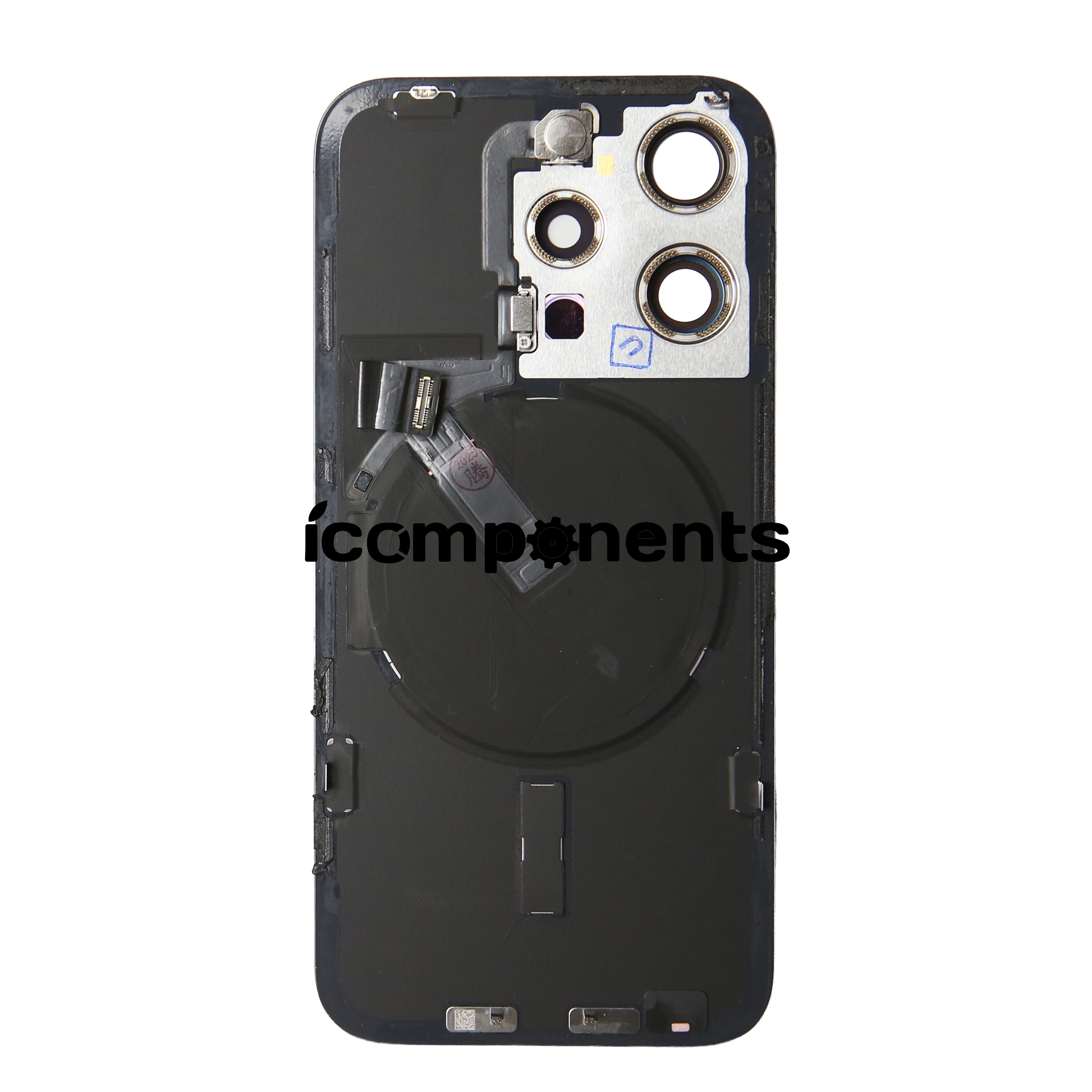 iPhone 15 Pro - Задняя крышка + NFC ORIG снятая (White Titanium)