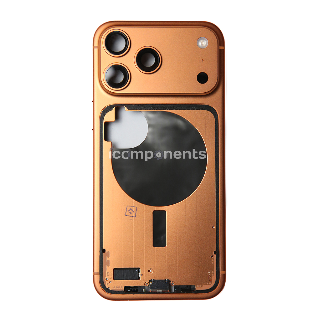 iPhone 17 Pro Max - Корпус в сборе с шлейфами (Cosmic Orange) Разбор (US eSIM)