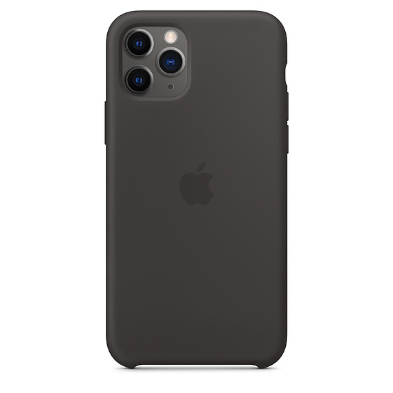 картинка Силиконовый чехол для iPhone 11 Pro black (черный) от магазина Компания+