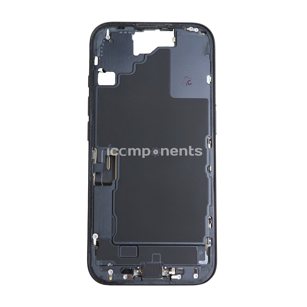 iPhone 16 - Средняя часть корпуса в сборе с шлейфами (Black) Разбор EU