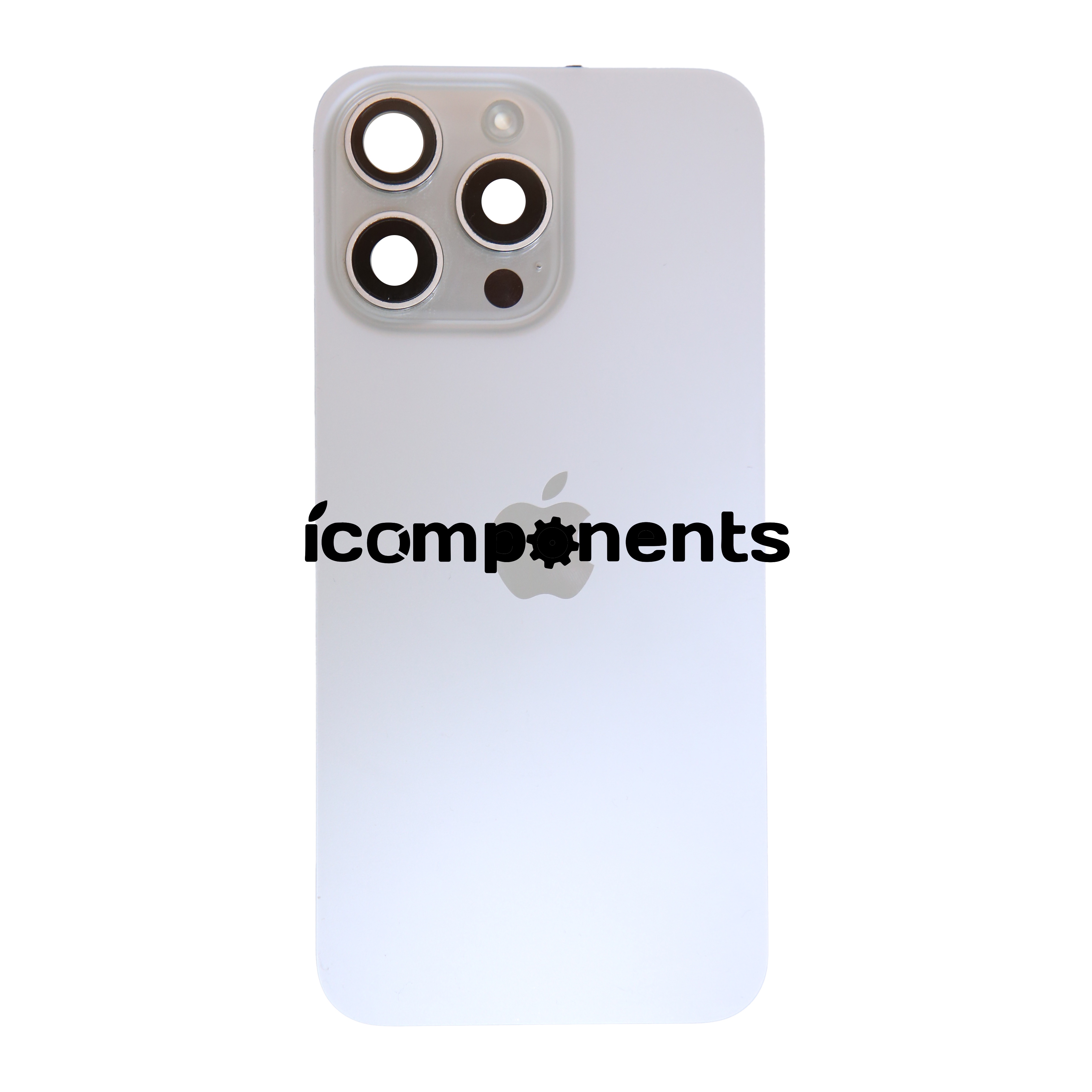 iPhone 15 Pro Max - Задняя крышка + NFC ORIG снятая (White Titanium)