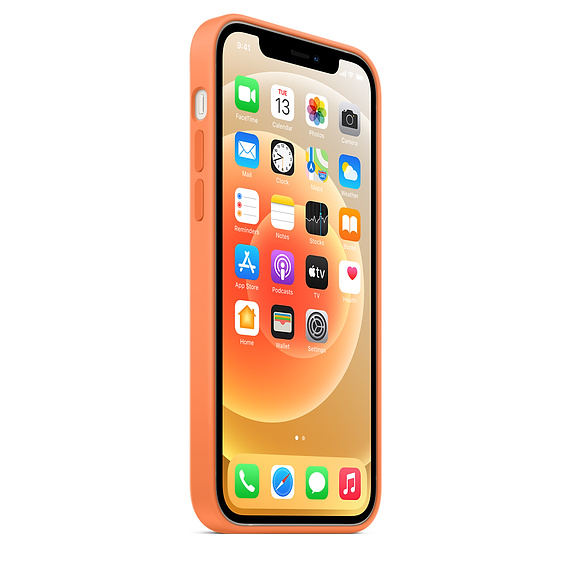 картинка Силиконовый чехол для iPhone 12 pro Golden Orange, orig chip от магазина Компания+