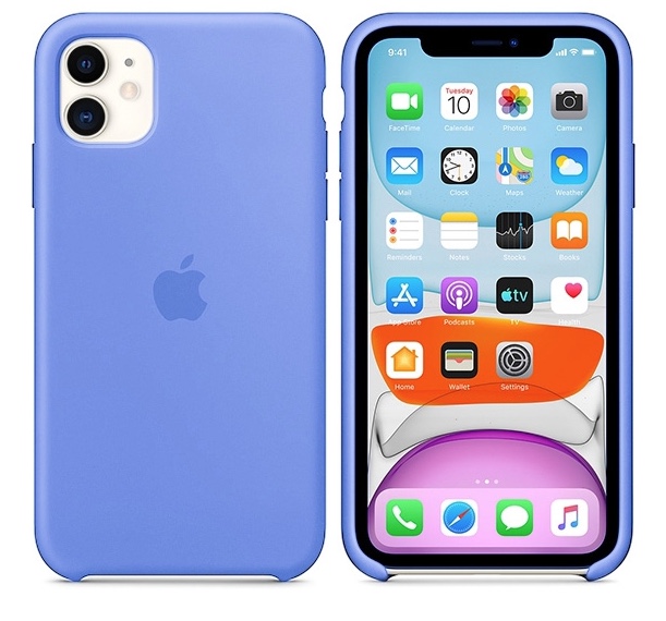 картинка Силиконовый чехол для iPhone 11 alaskan blue (морской лёд) от магазина Компания+