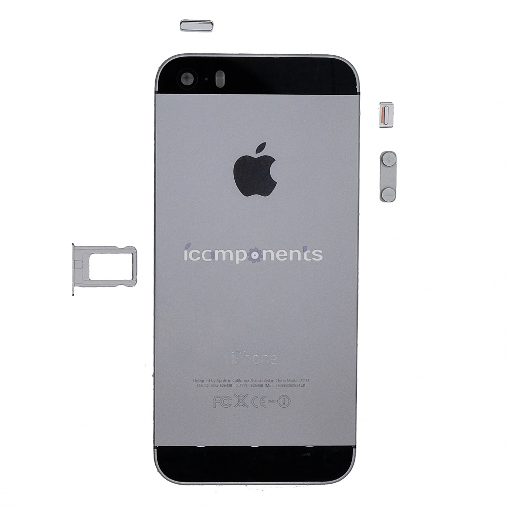 картинка iPhone 5s - корпус/задняя крышка, space gray от магазина Компания+