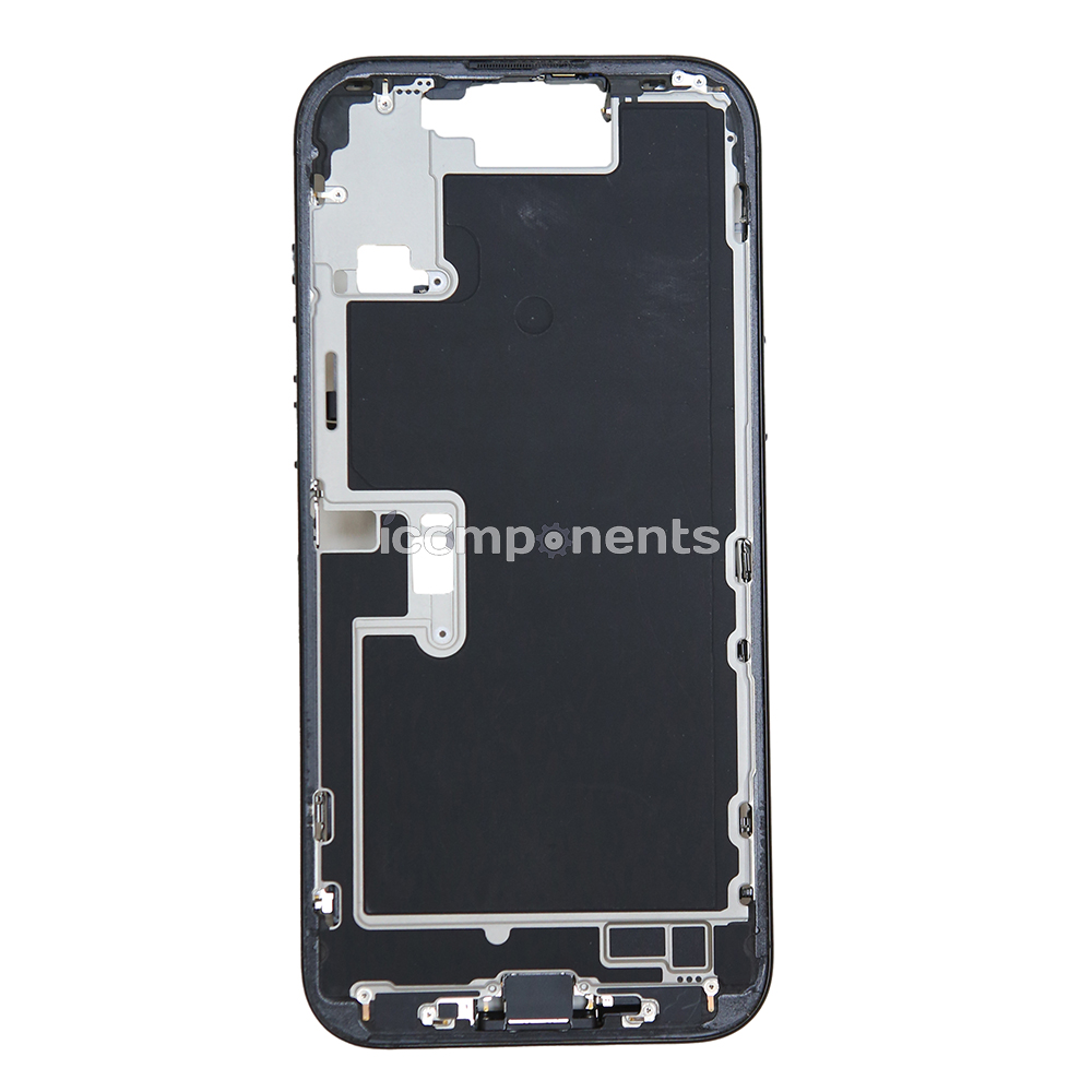 iPhone 16 Pro Max - Средняя часть корпуса в сборе с шлейфами (Black Titanium) Разбор EU