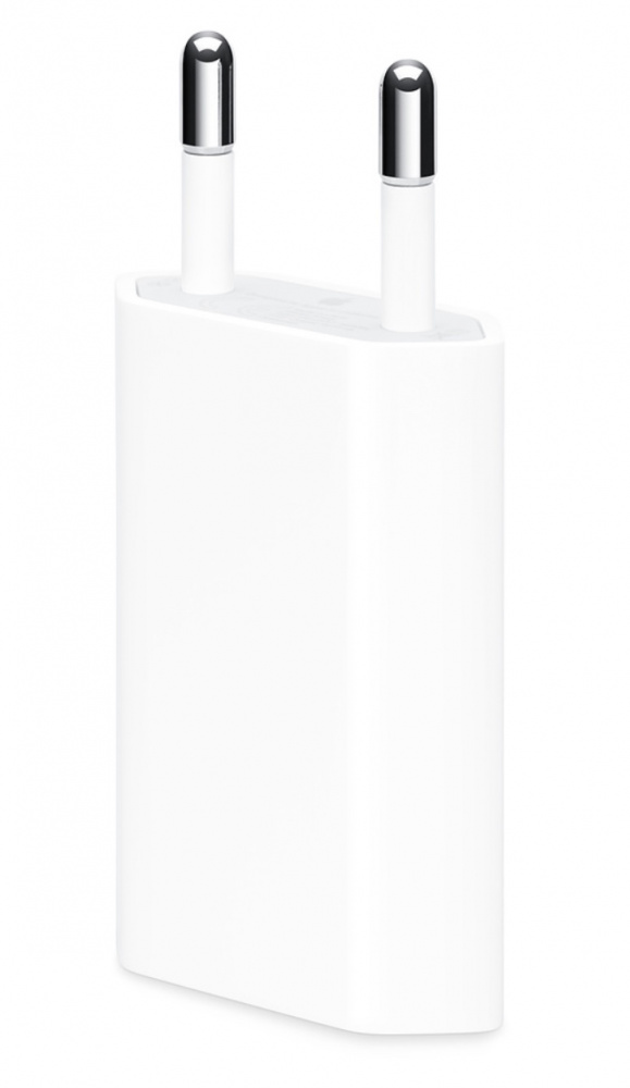 картинка Сетевой адаптер 5W для iPhone (1000mA) белый, ААА+ от магазина Компания+