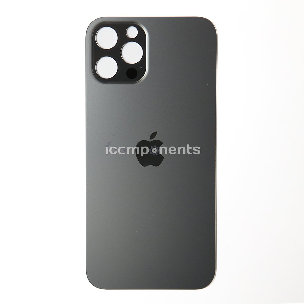 iPhone 12 Pro - Заднее стекло, синее (узкий вырез)