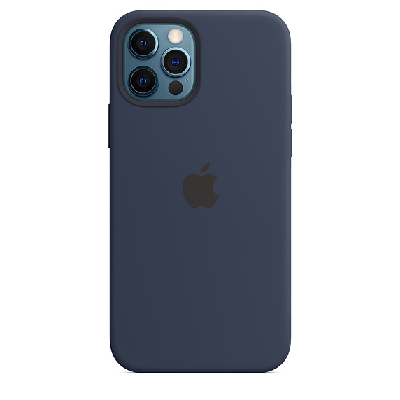 картинка Силиконовый чехол для iPhone 12 pro Max Navy Blue от магазина Компания+