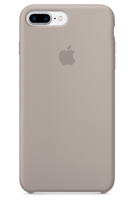 картинка Силиконовый чехол для iPhone 7+/8+ pebble (темно бежевый) от магазина Компания+