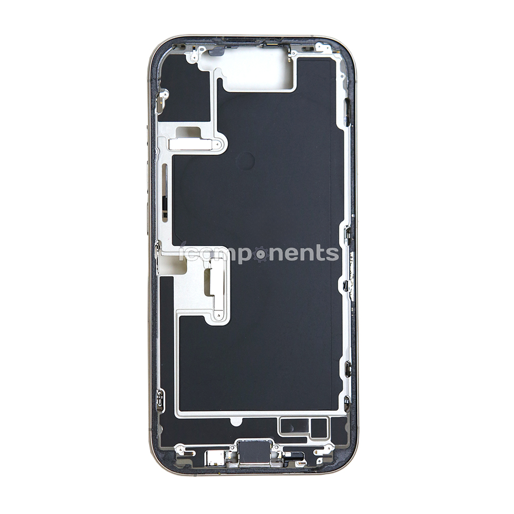 iPhone 16 Pro - Средняя часть корпуса в сборе с шлейфами (Natural Titanium) Разбор EU