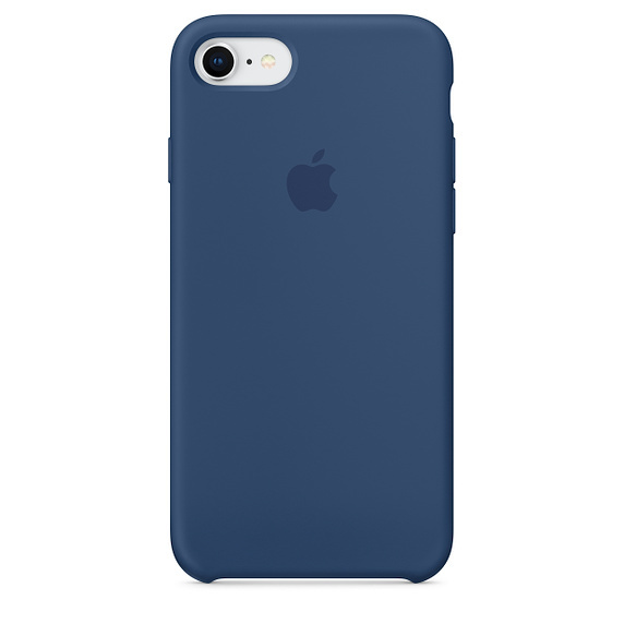 картинка Силиконовый чехол для iPhone 7/8 Blue Cobalt (Тёмный кобальт) от магазина Компания+