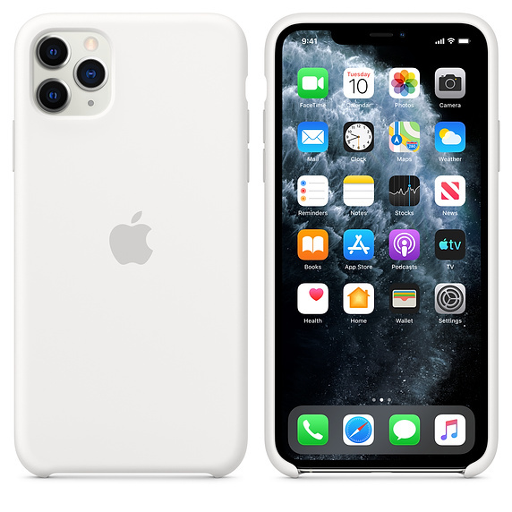 картинка Силиконовый чехол для iPhone 11 Pro Max white (белый) от магазина Компания+