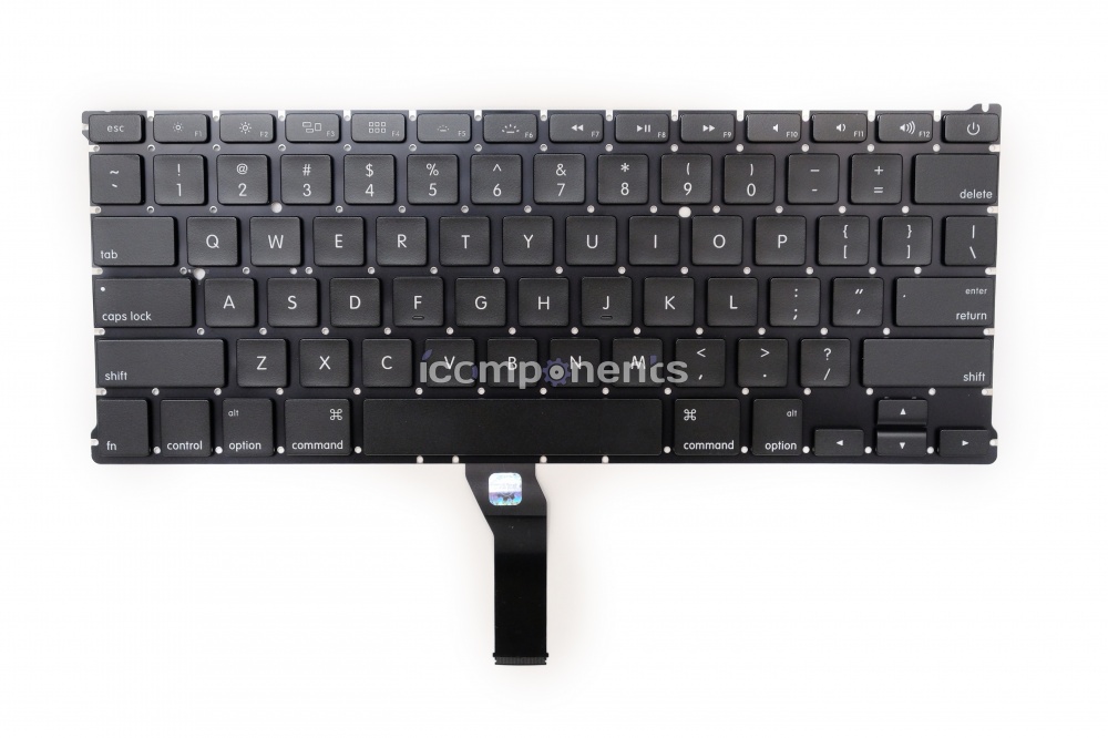 картинка Клавиатура MacBook Air 13 A1369, A1466 (Mid 2011 - Early 2015) прямой Enter ENG US от магазина Компания+