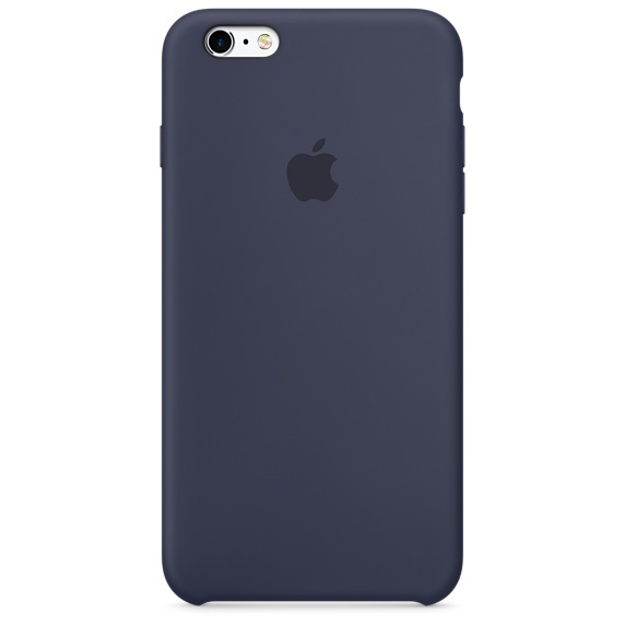 картинка Силиконовый чехол для iPhone 6+/6s+, midnight blue (темно синий) от магазина Компания+