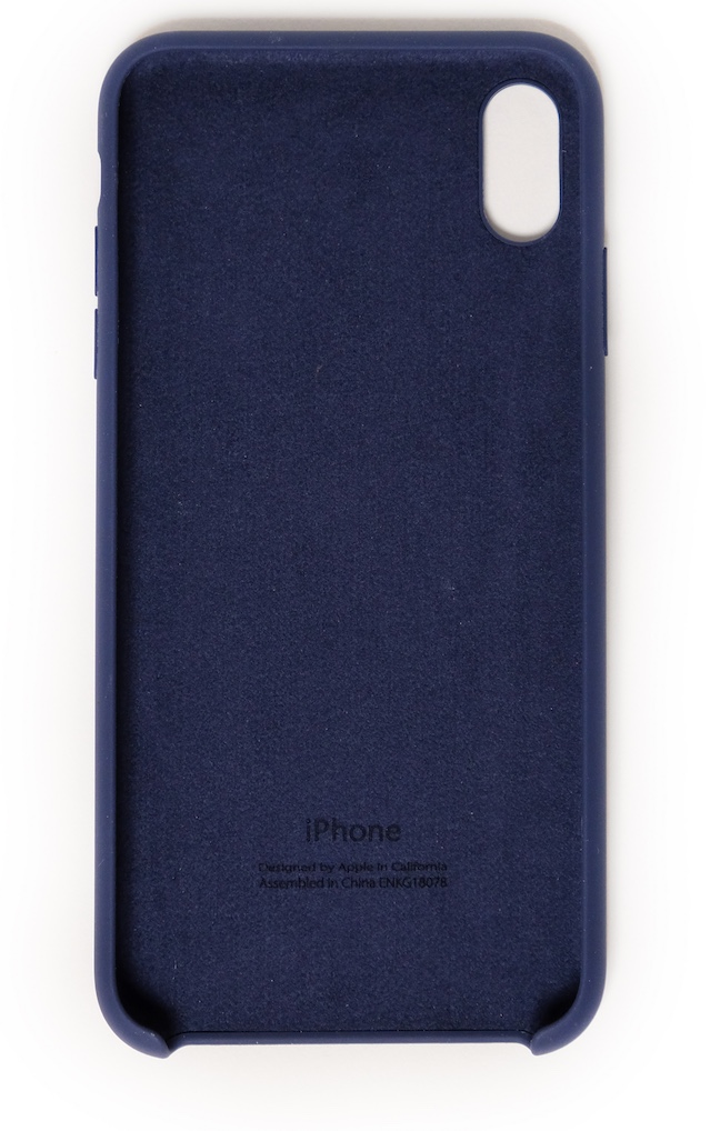 картинка Силиконовый чехол для iPhone XS Max, Темно-синий от магазина Компания+
