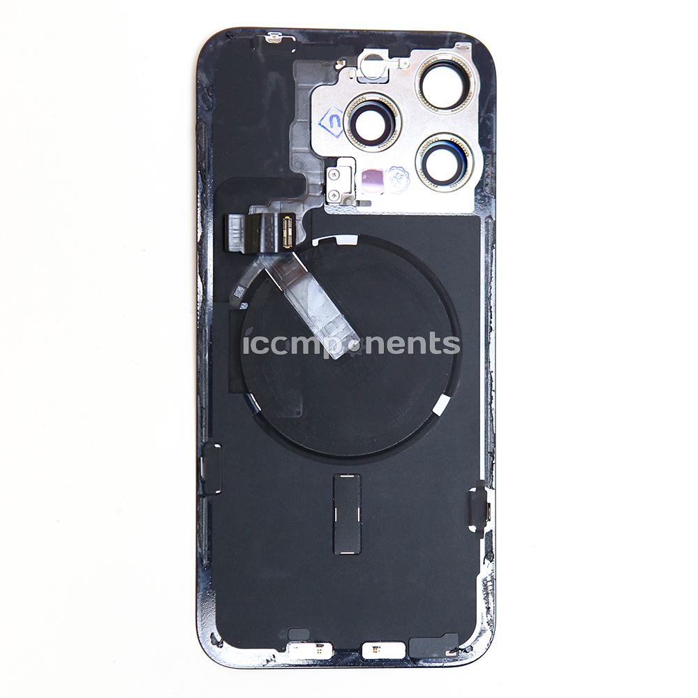 iPhone 15 Pro Max - Задняя крышка + NFC ORIG снятая (Black Titanium)