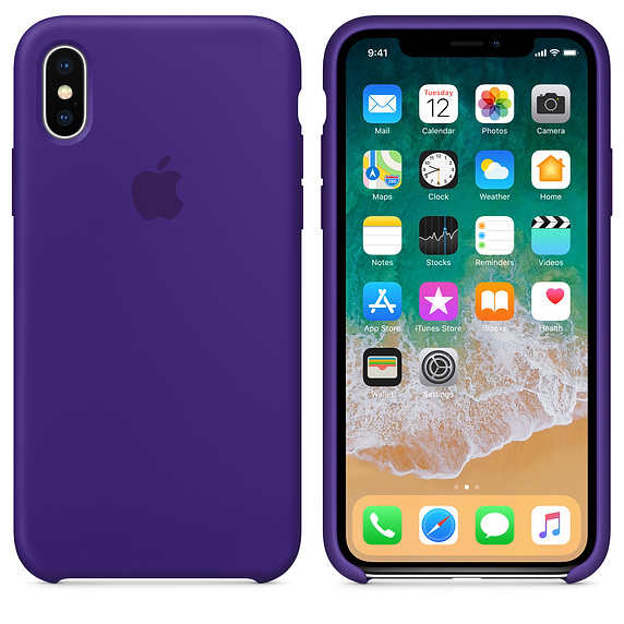 картинка Силиконовый чехол для iPhone X, ultra violet (ультрафиолет) от магазина Компания+