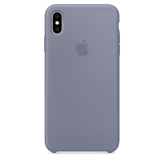 картинка Силиконовый чехол для iPhone Xs Max, lavender gray (темная лаванда) от магазина Компания+
