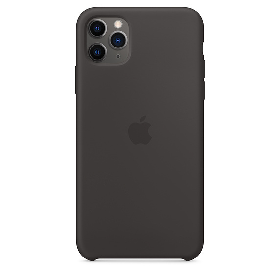 картинка Силиконовый чехол для iPhone 11 Pro Max black (черный) от магазина Компания+