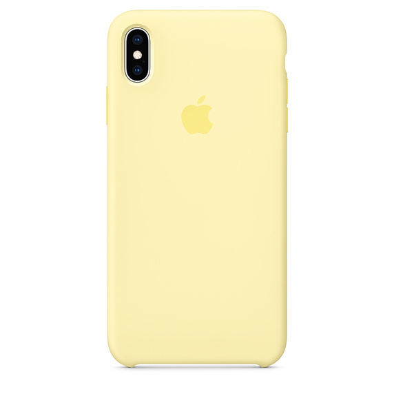 картинка Силиконовый чехол для iPhone Xs Max, lemon cream (лимонный крем) от магазина Компания+