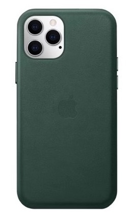 картинка Кожаный чехол Magsafe iPhone 12 pro Dark Green от магазина Компания+