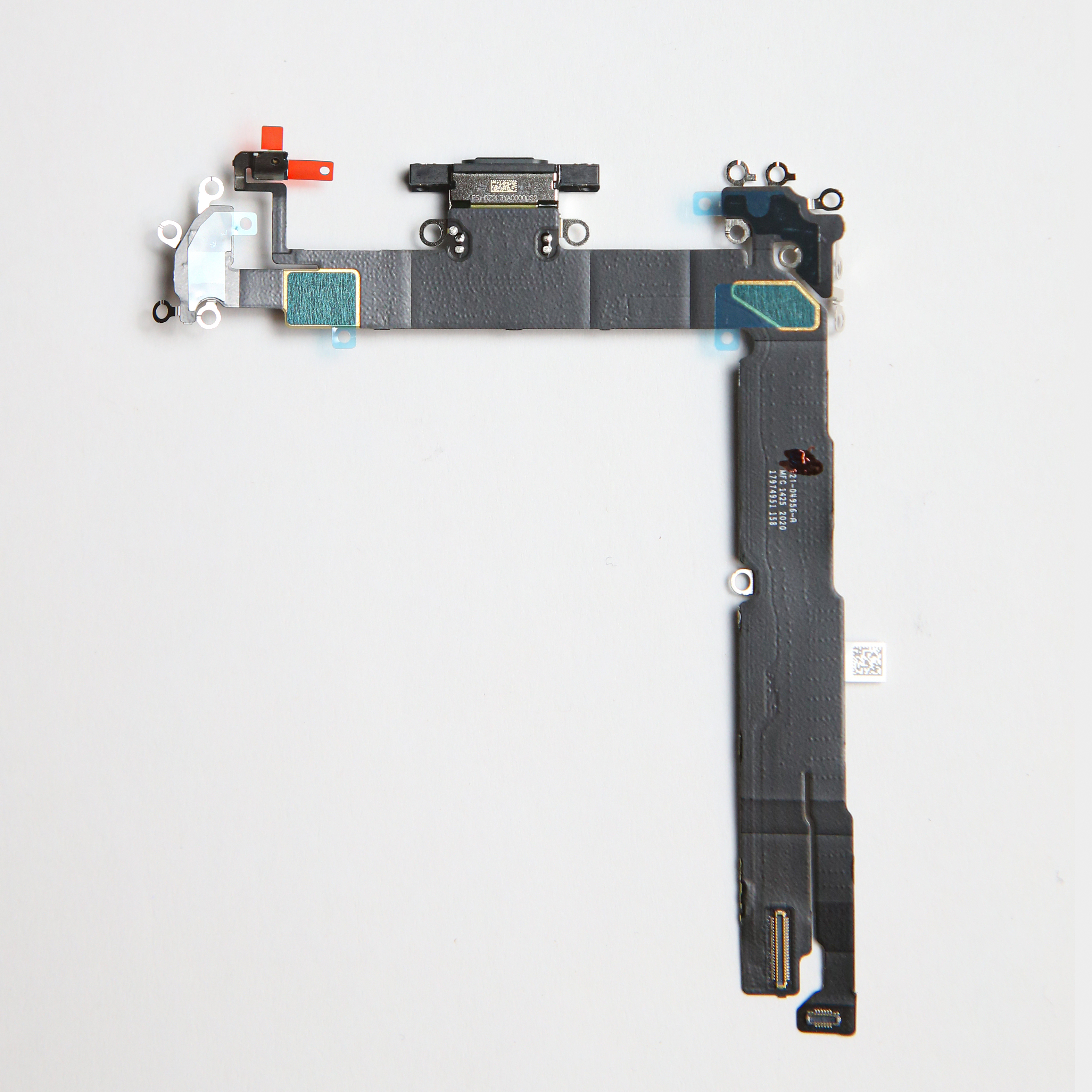 iPhone 16 Plus - Нижний шлейф с разъемом зарядки ORIG, черный