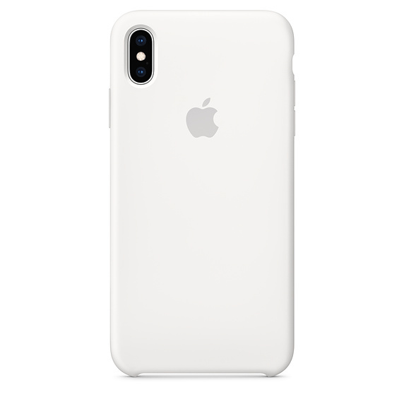 картинка Силиконовый чехол для iPhone XS Max, white (белый) от магазина Компания+