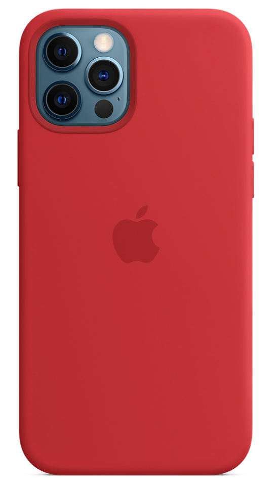 картинка Силиконовый чехол для iPhone 12 pro Red от магазина Компания+