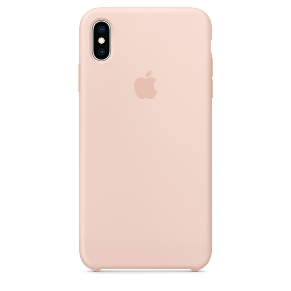 картинка Силиконовый чехол для iPhone Xs Max, pink sand (розовый песок) от магазина Компания+