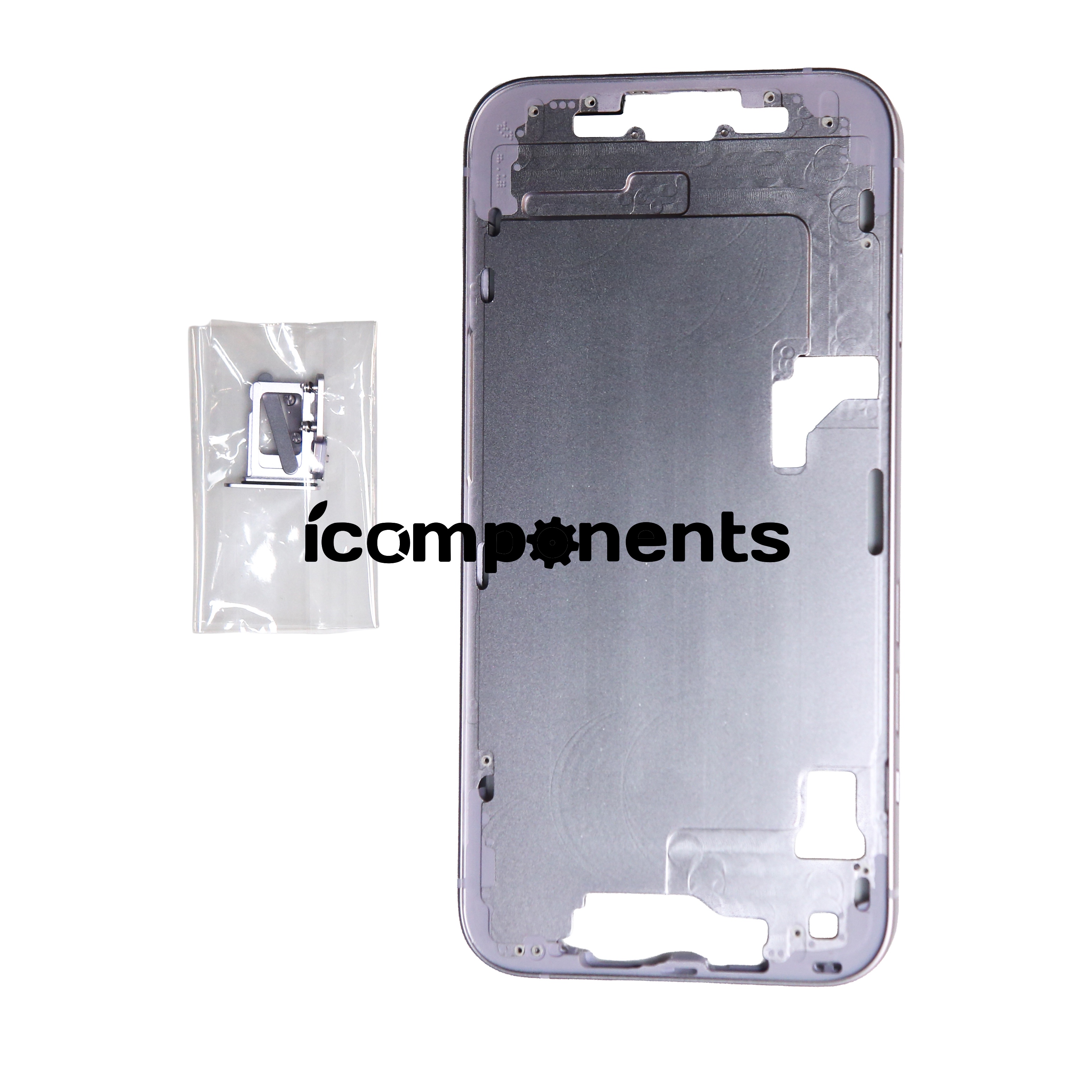 iPhone 14 - Корпус (средняя часть) ORIG 1:1, фиолетовый