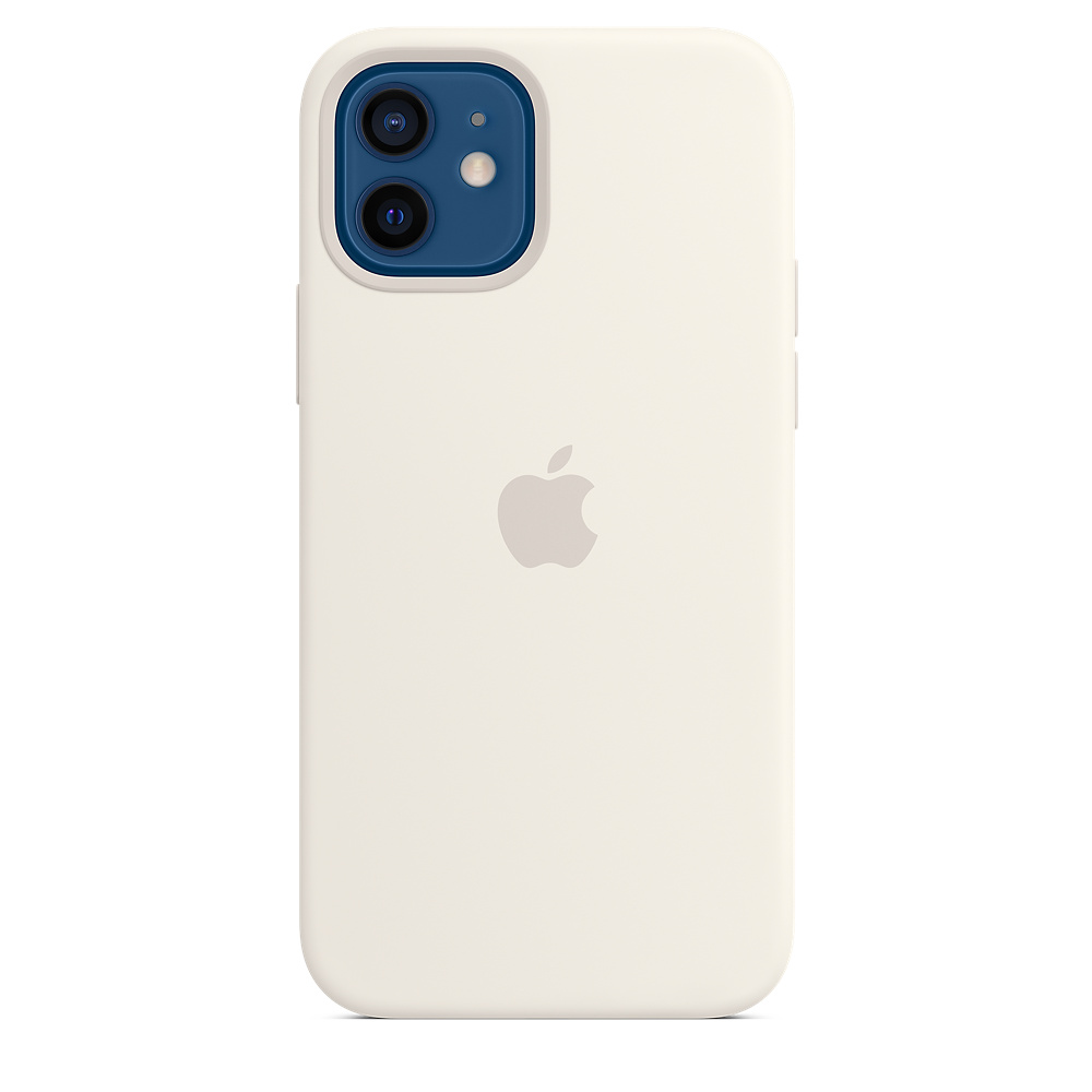 картинка Силиконовый чехол для iPhone 12 mini White, orig chip от магазина Компания+