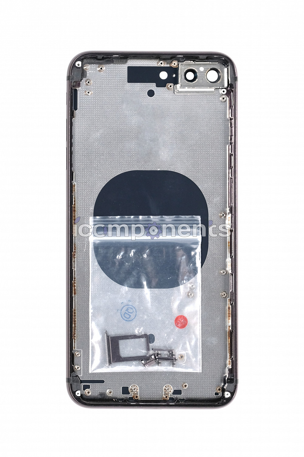 картинка iPhone 8+ - корпус/задняя крышка, space gray от магазина Компания+