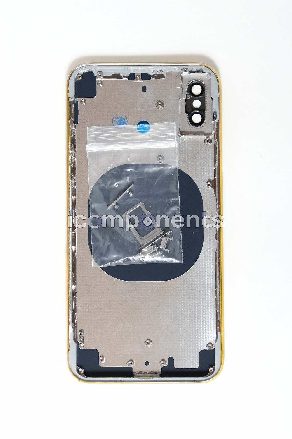 картинка iPhone X - корпус/задняя крышка, copy silver от магазина Компания+