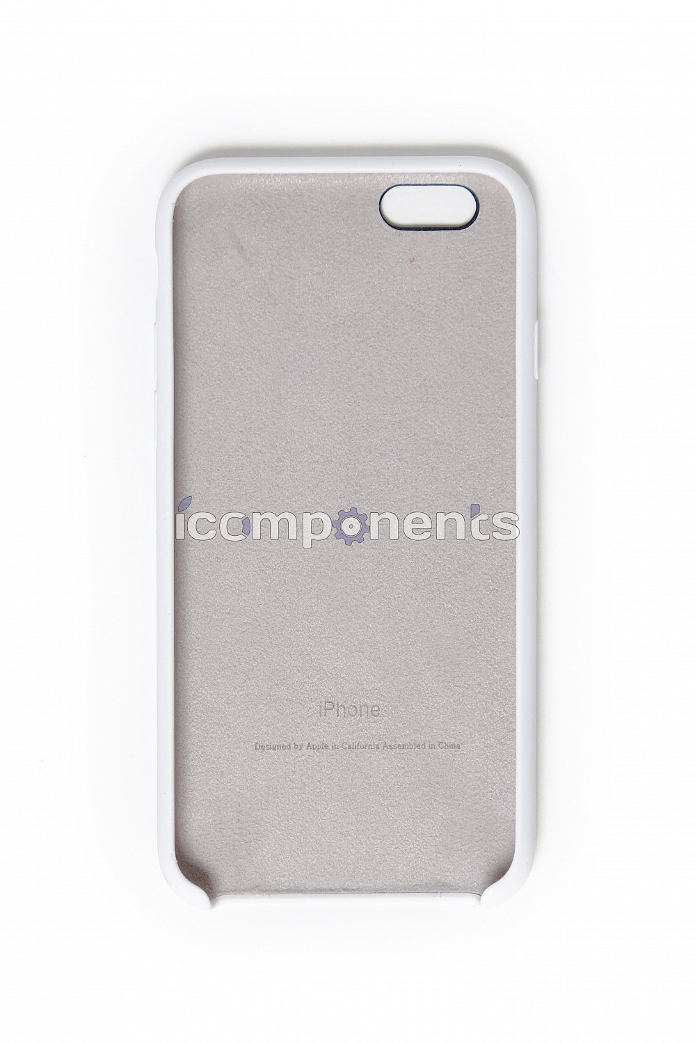 картинка Силиконовый чехол для iPhone 6/6s, white (белый) от магазина Компания+