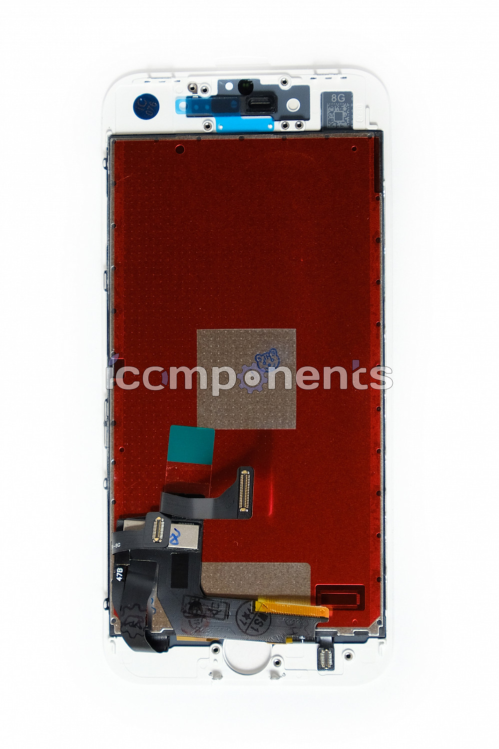 картинка iPhone 8 - модуль (LCD touchscreen) белый, High copy от магазина Компания+